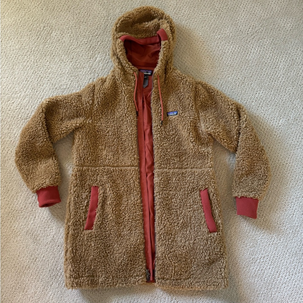 Patagonia Women’s Dusty Mesa Parka Sherpa Jacket size L